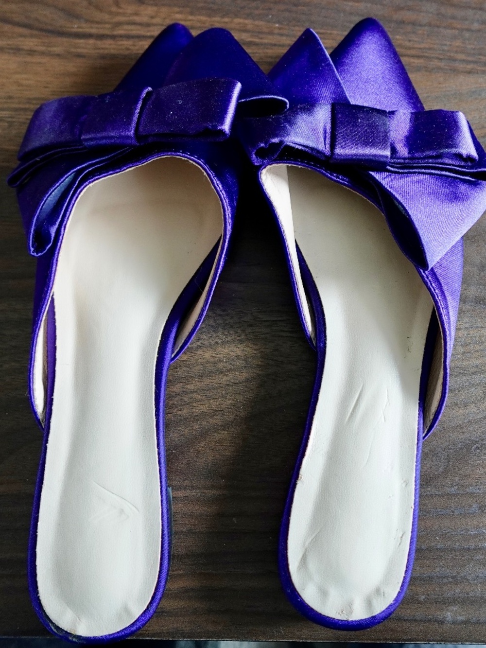 Purple Bow Slides